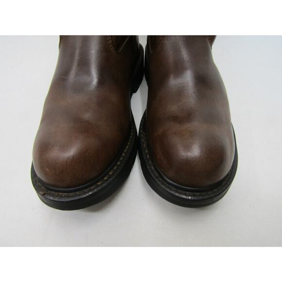 Wolverine Mens Size 7 EW Brown Leather Roper Cowboy Western Boots main image 4